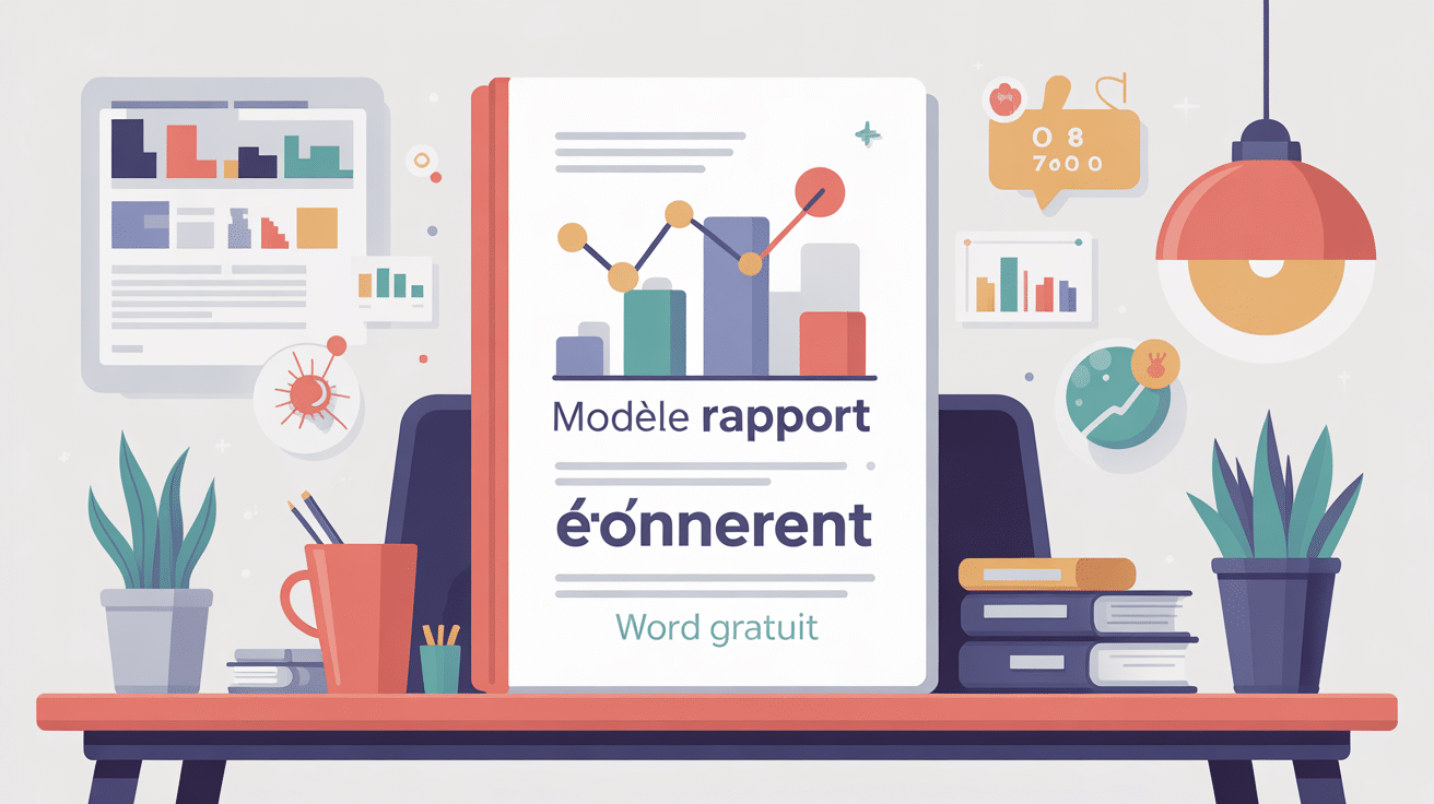 rapport d'étonnement modèle word gratuit illustration bureau