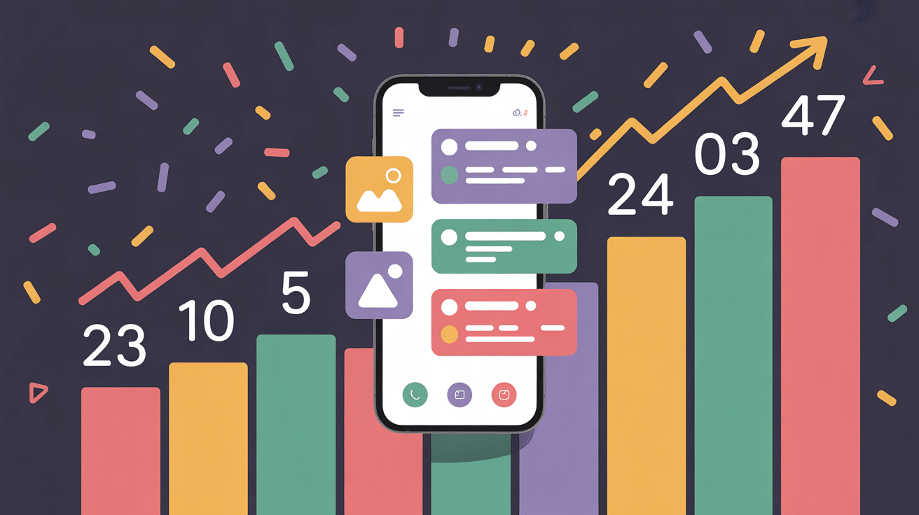 score snap augmente quand pics activité notifications