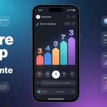 score snap qui augmente graphique smartphone notif