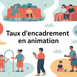 taux d'encadrement animation illustration animateurs centre loisirs