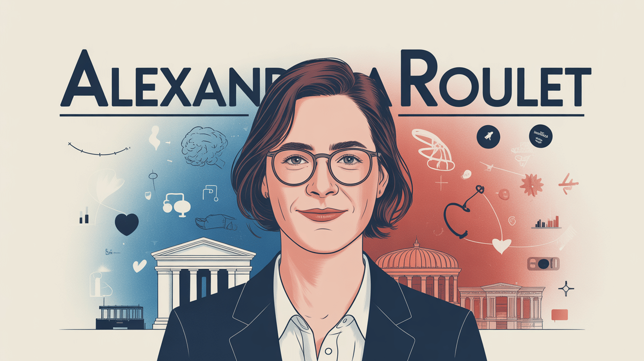 Portrait SEO d'Alexandra Roulet économiste française
