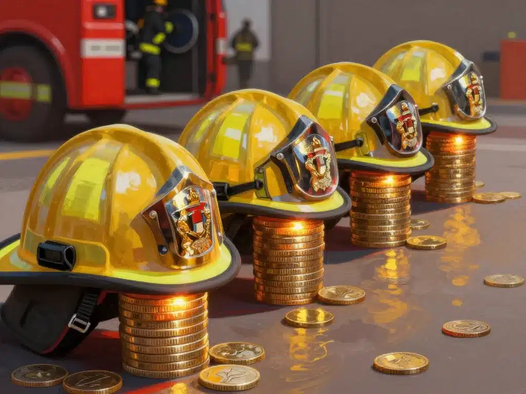 Visuel barèmes et primes pompier volontaire salaire