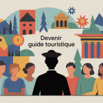 Comment devenir guide touristique illustration métier