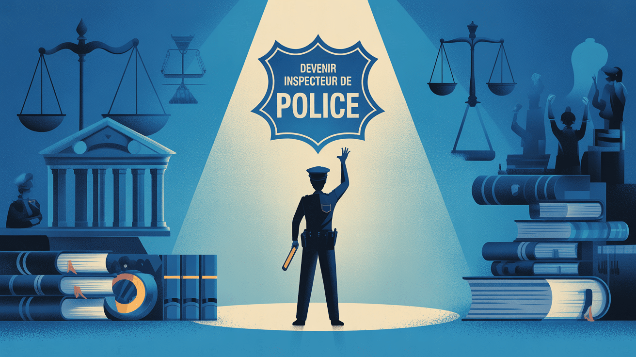 illustration parcours pour comment devenir inspecteur de police