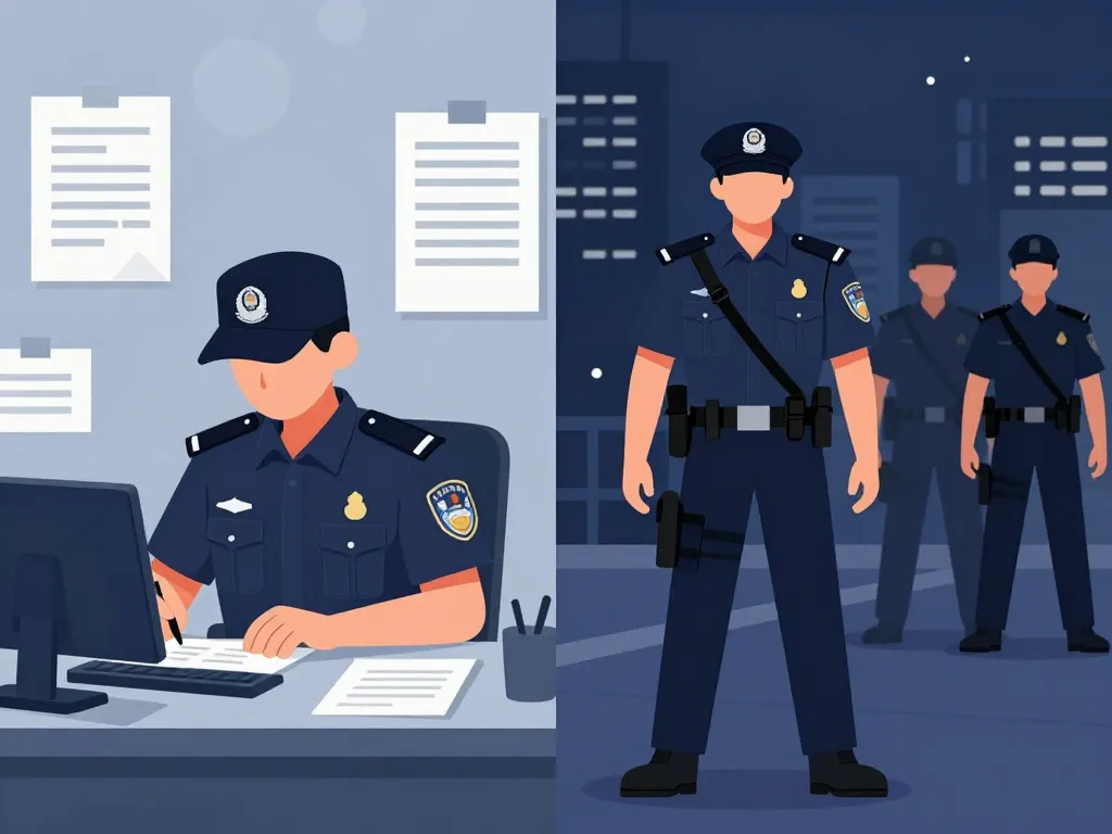 illustration métier et réalités comment devenir inspecteur de police