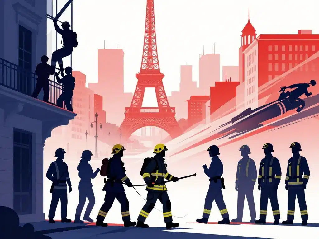 devenir pompier de Paris équipes action ville