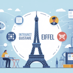 illustration réseau intranet gustave eiffel