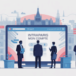intraparis mon compte illustration portail sécurisé utilisateurs