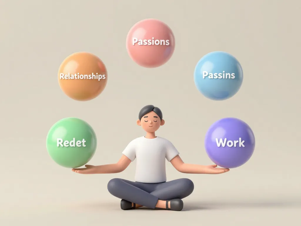 illustration je ne veux plus travailler équilibre vie et travail