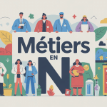 illustration metier en n personnages secteurs