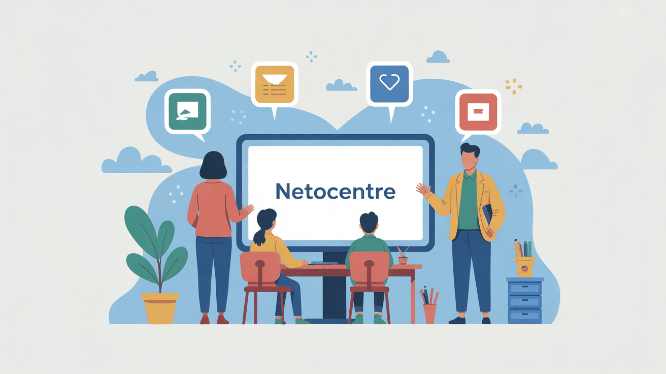 Illustration Netocentre pour élèves et parents