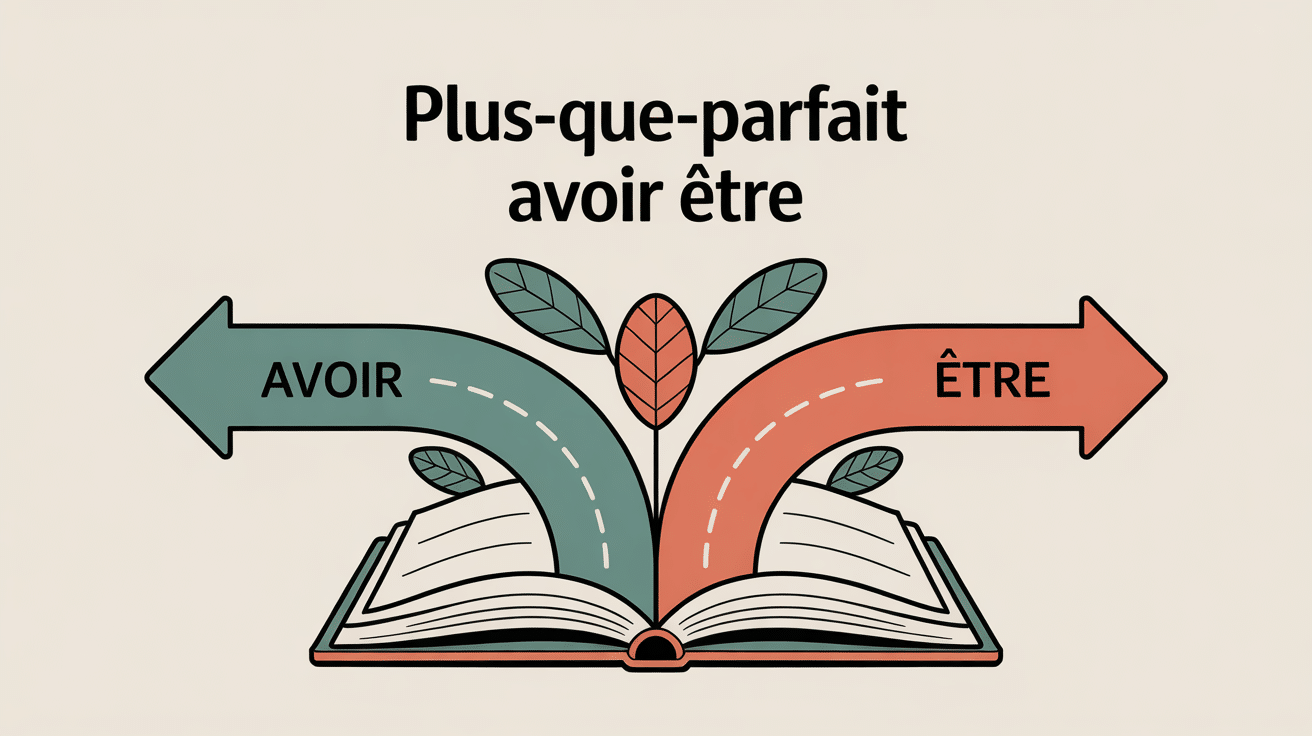 plus que parfait avoir et etre scène de conjugaison française