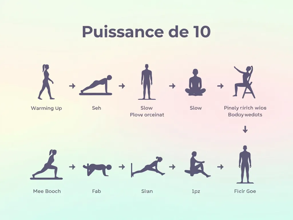 puissance de 10 exercices schéma séance adaptée