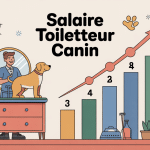 illustration salaire toiletteur canin salon professionnel