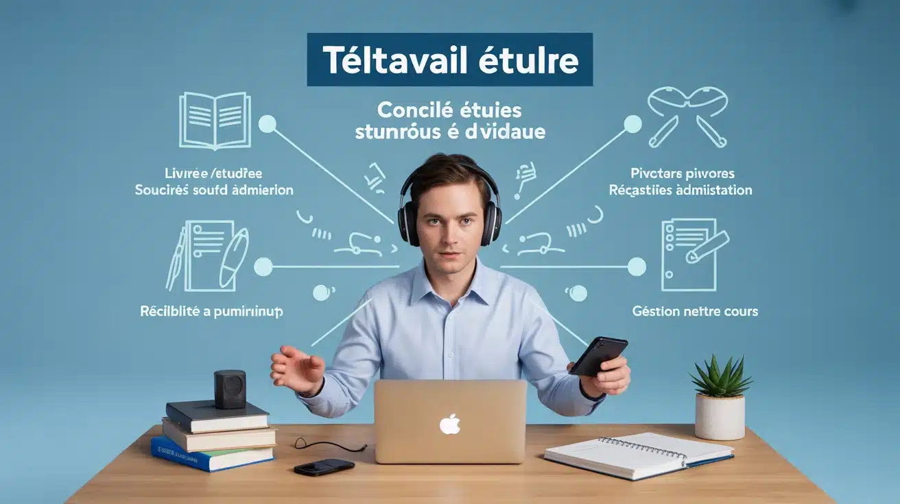 Job à distance étudiant : télétravail et organisation des études