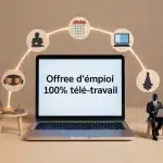 Offre d'emploi 100% télétravail à vérifier