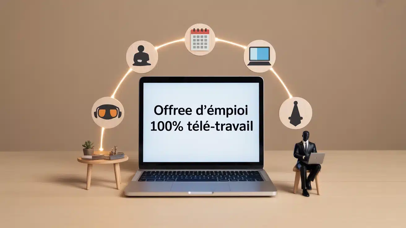 Offre d'emploi 100% télétravail à vérifier