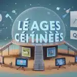 Illustration plateforme de formation en ligne pour la montée en compétences
