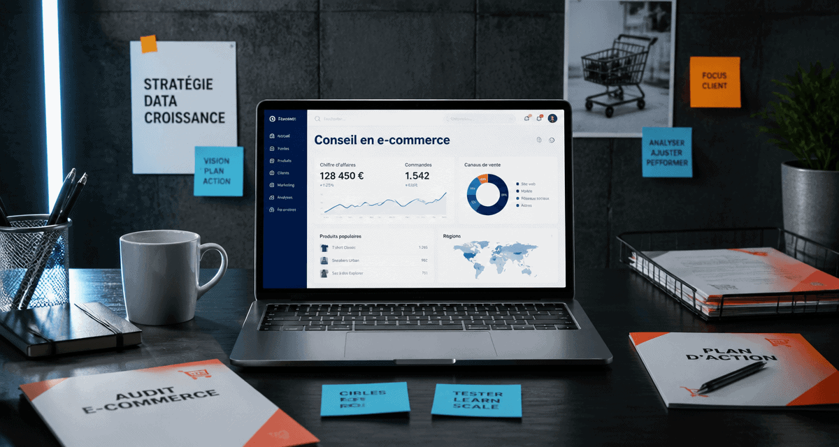 conseil en e commerce espace de travail moderne