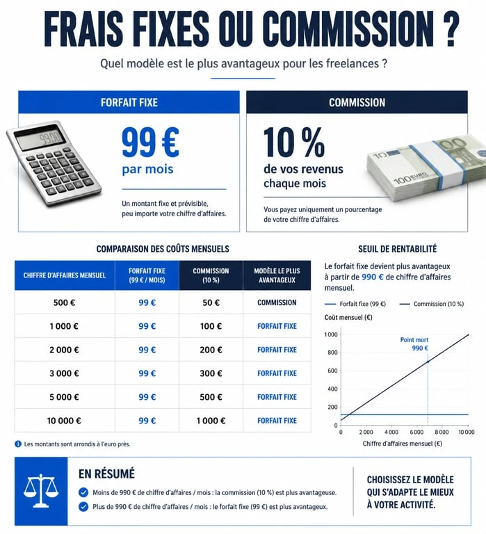 Comparatif financier entre le portage salarial Jump et le portage salarial classique pour freelance
