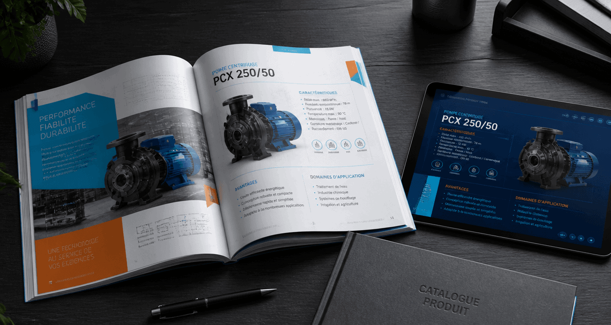 faire un catalogue produit papier et numérique sur bureau