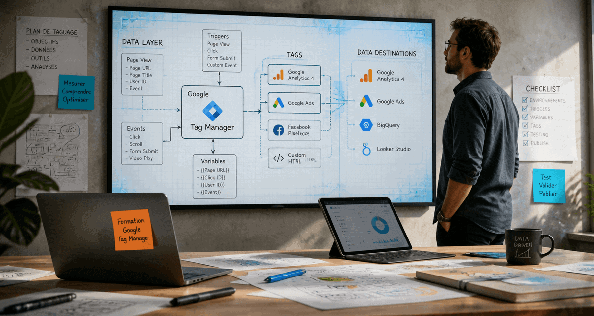 formation google tag manager consultant écran