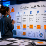 formation growth marketing tableau blanc AARRR