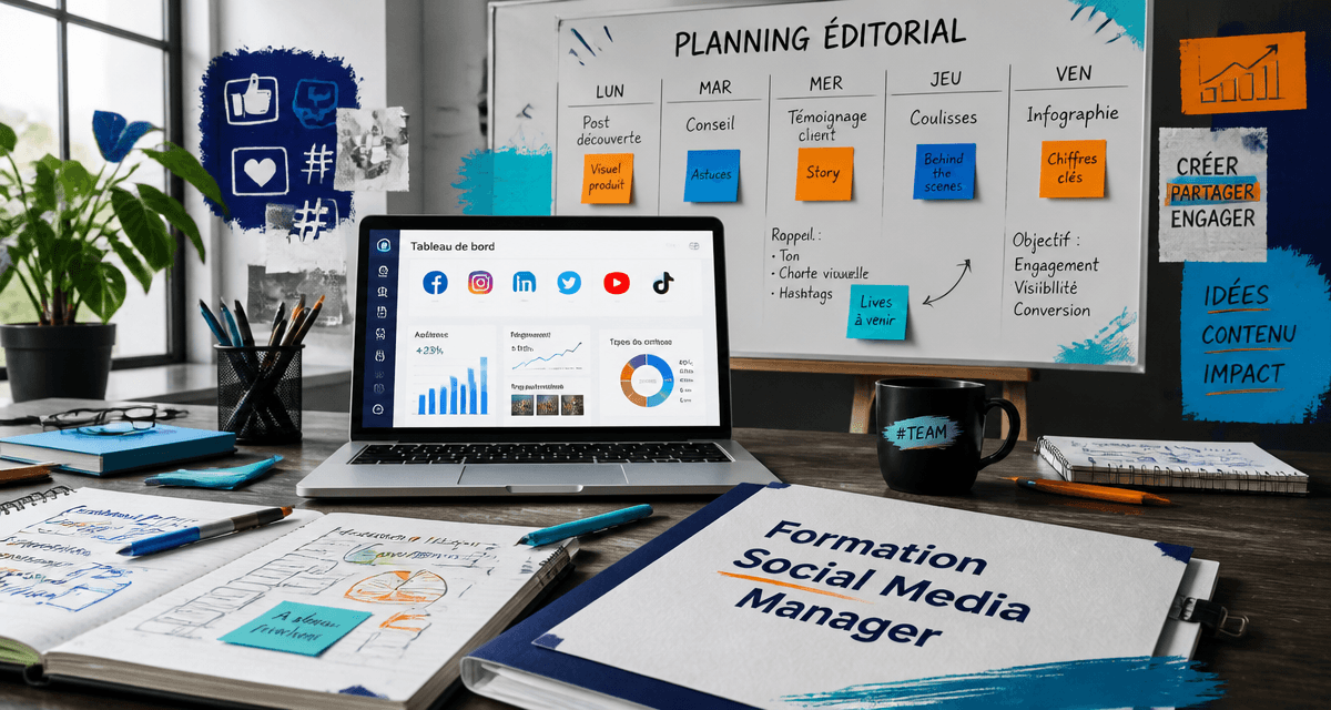 formation social media manager en agence digitale