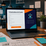 leadgen formulaire interactif sur ordinateur