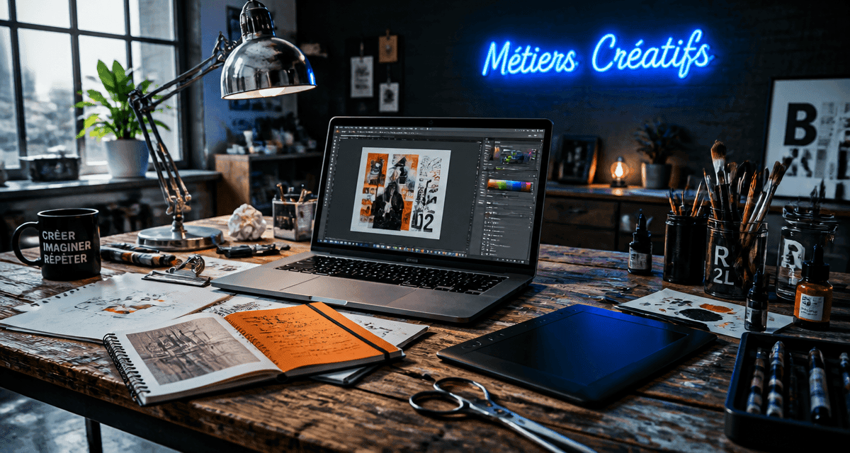 Bureau studio metiers creatifs design graphique