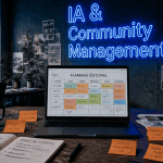 outils ia community management open-space planning éditorial