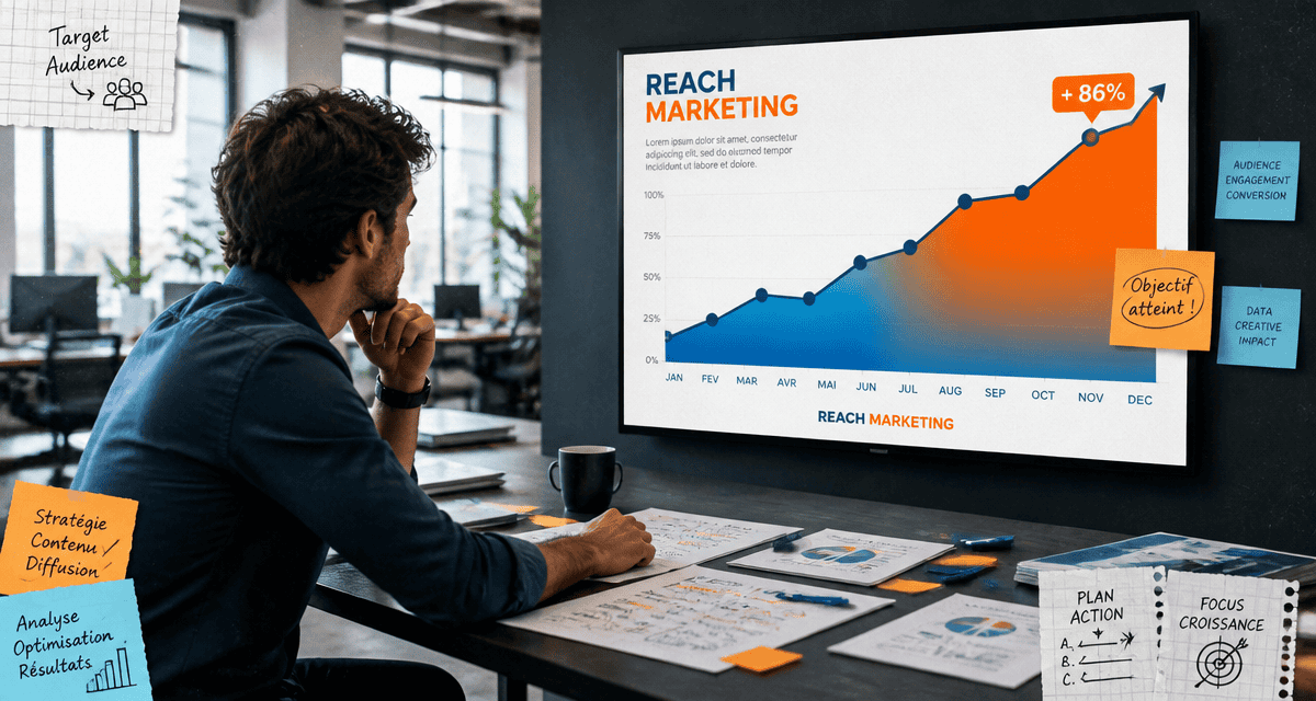 Reach marketing graphique open space