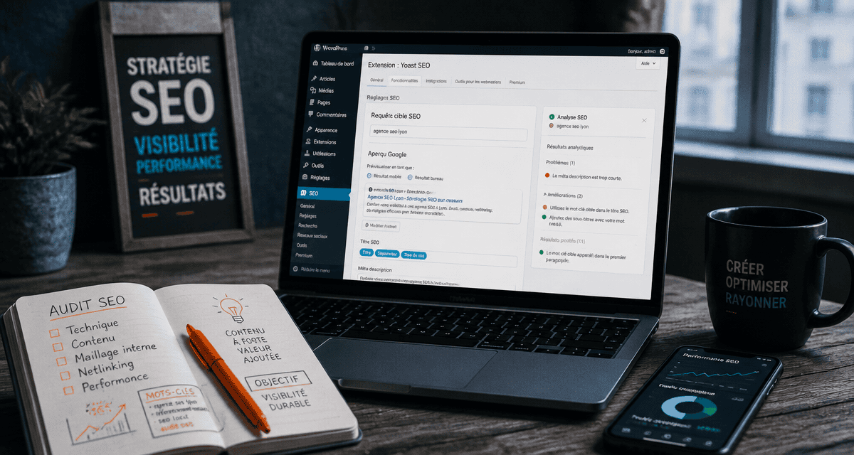 requete cible seo sur ordinateur