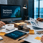 Bureau moderne secteur porteur entrepreneurs