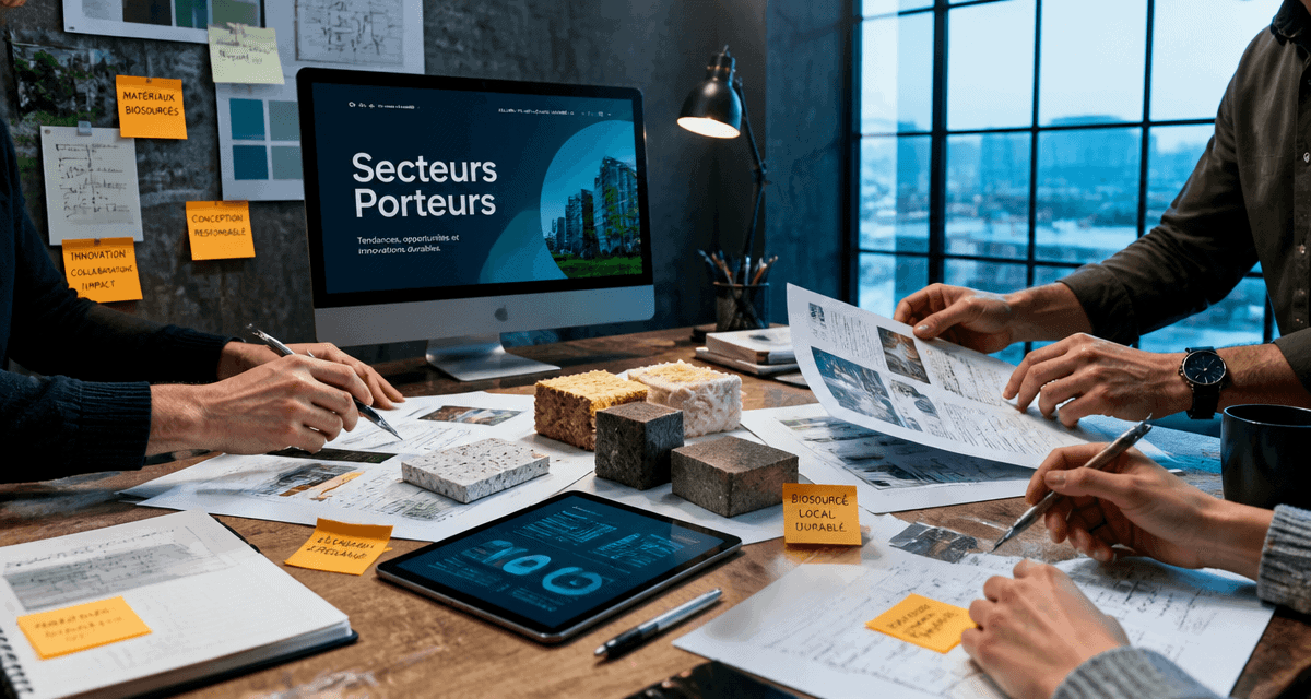 Bureau moderne secteur porteur entrepreneurs
