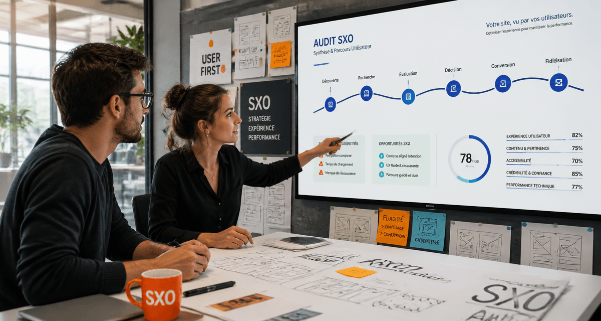 seo ux audit parcours utilisateur agence
