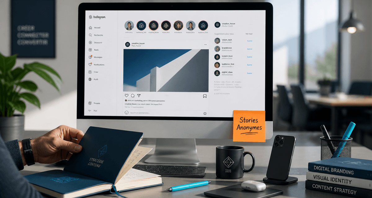 Stories SIG interface Instagram anonyme