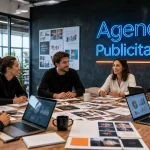 Brainstorming en agence publicitaire moderne