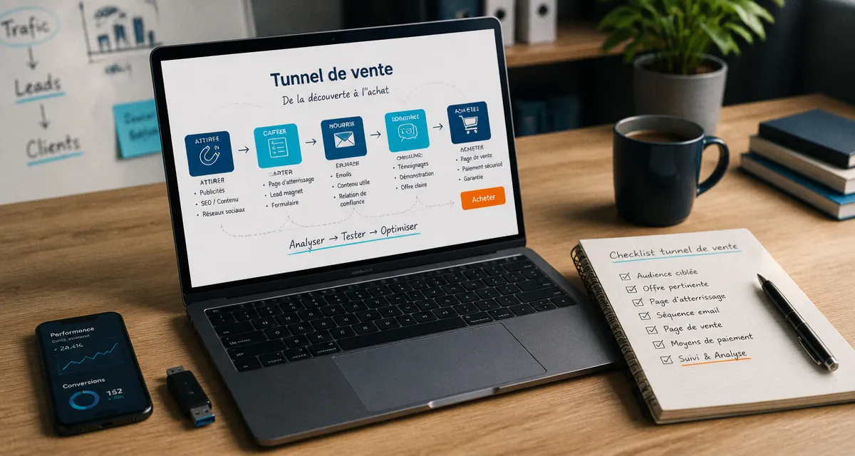 Infopreneur : tunnel de vente, étapes et revenus digitaux