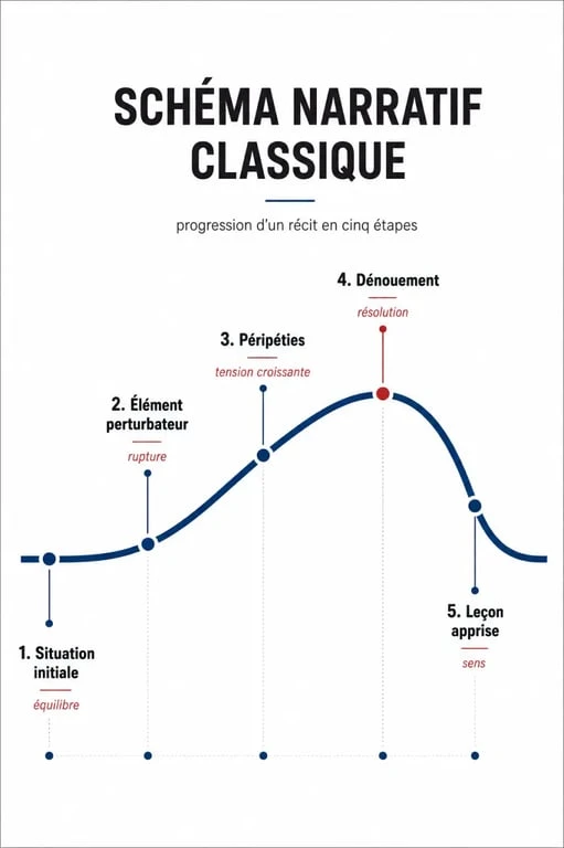 Schéma narratif du storytelling : les 5 étapes clés pour construire une histoire impactante