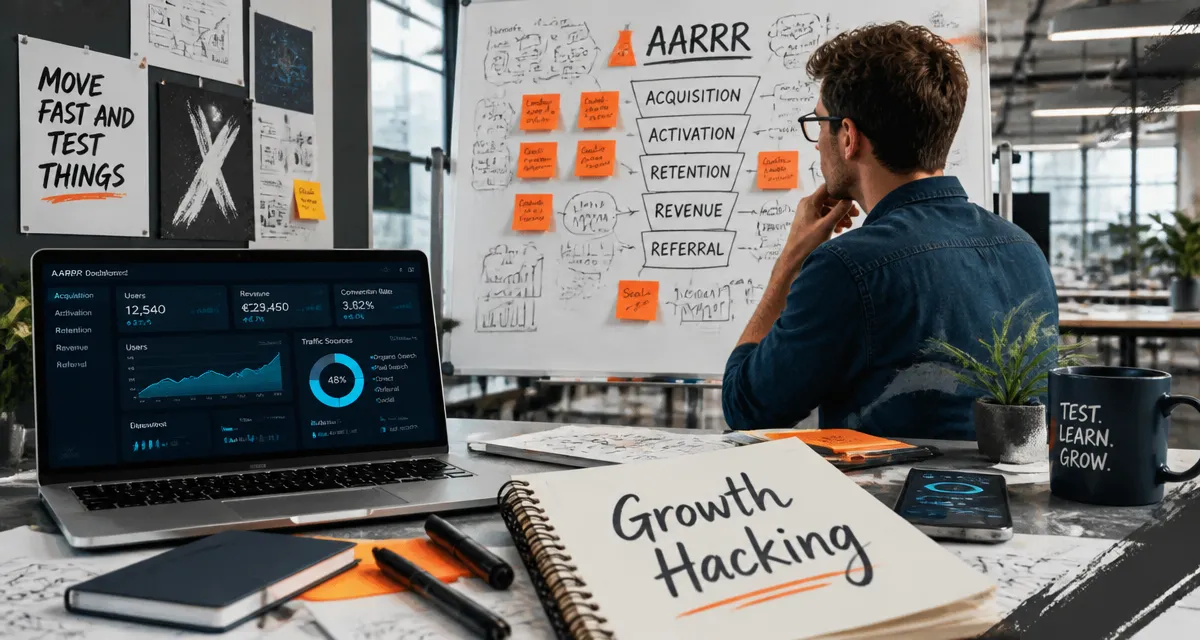 formation growth hacking entrepreneur analyse dashboard
