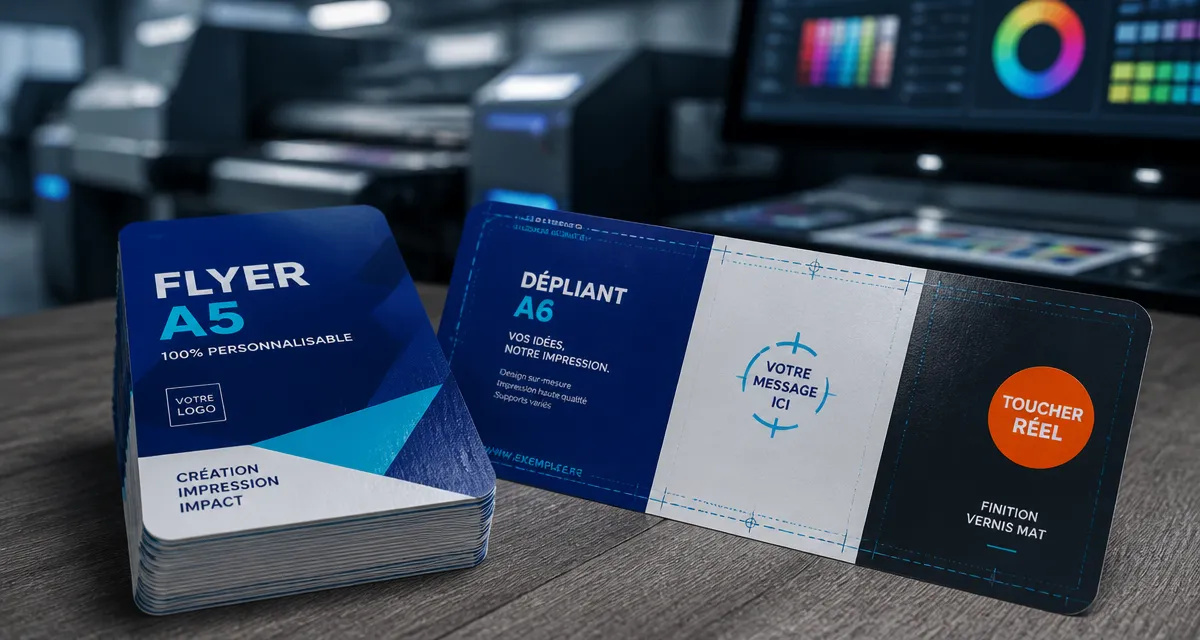 Impression marketing : flyers A5 et grammage pour résultats