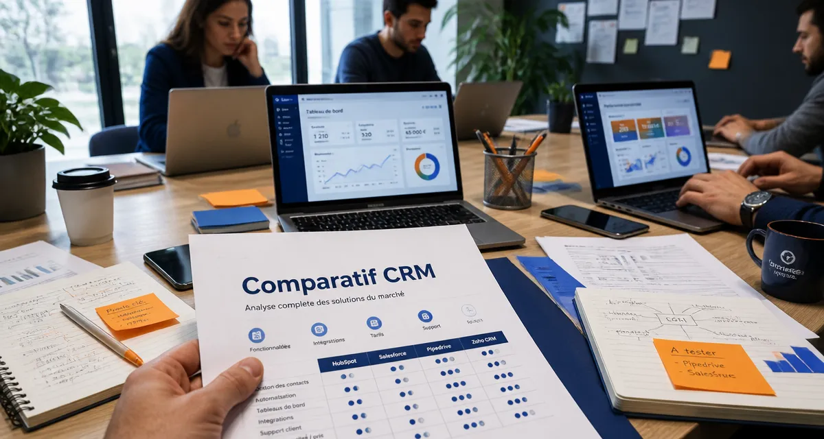 meilleurs crm comparatif équipe
