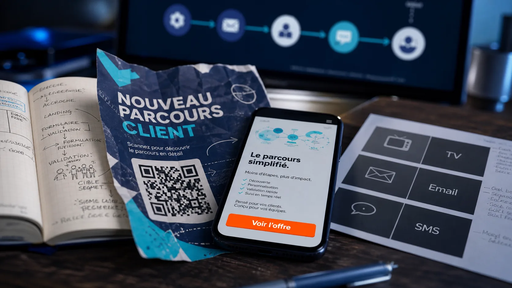 Crossmedia : campagne cohérente, canaux et mesure