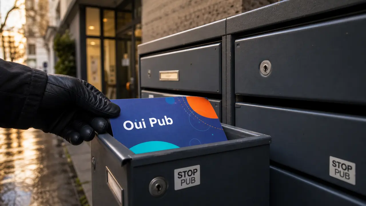Distribuer des flyers dans les boîtes aux lettres avec STOP PUB et Oui Pub