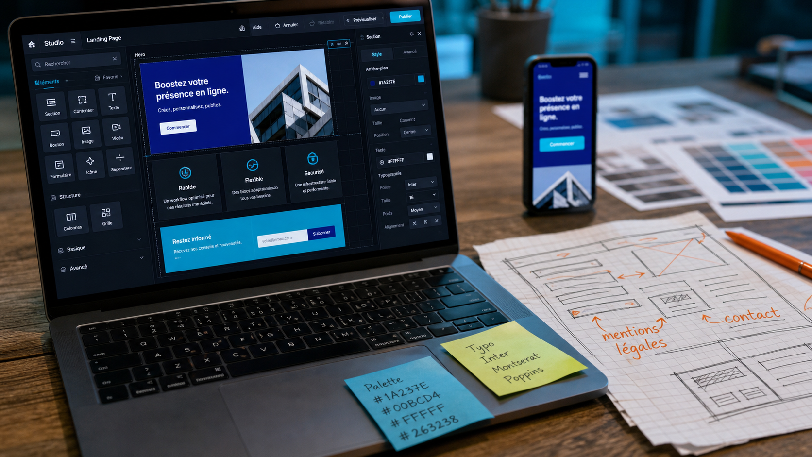 Outils no-code pour créer un site : vitrine, e-commerce et portfolio