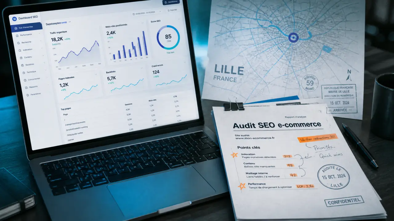 Agence seo e commerce lille : audit SEO e-commerce