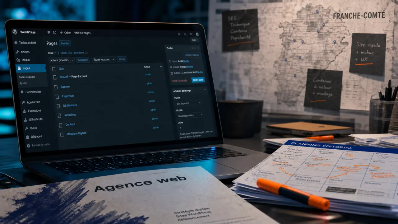Agence web franche comté : créer un site utile et visible