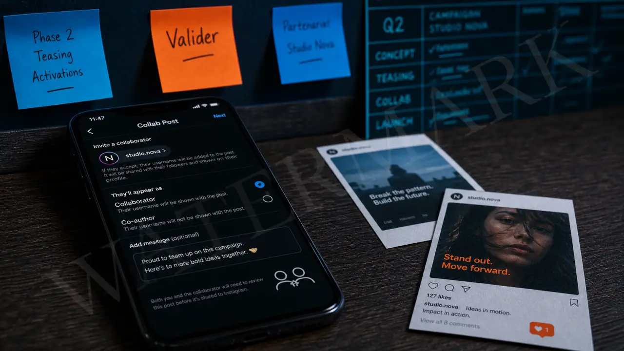 Collaborator ig : post collaboratif Instagram jusqu’à 4 comptes