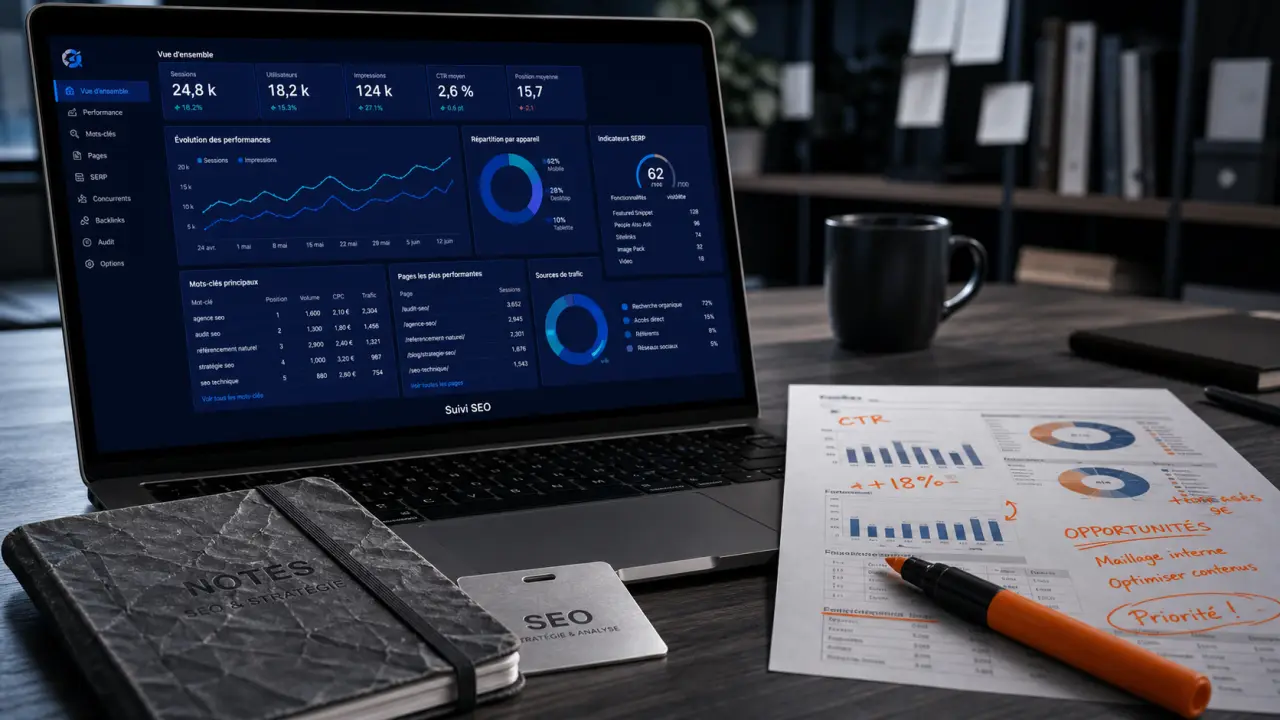 Logiciel suivi SEO : positions Google fiables